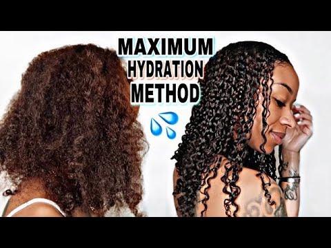 MAXIMUM HYDRATION METHOD FOR TYPE 4 DRY LOW POROSITY NATURAL HAIR STEP BY STEP