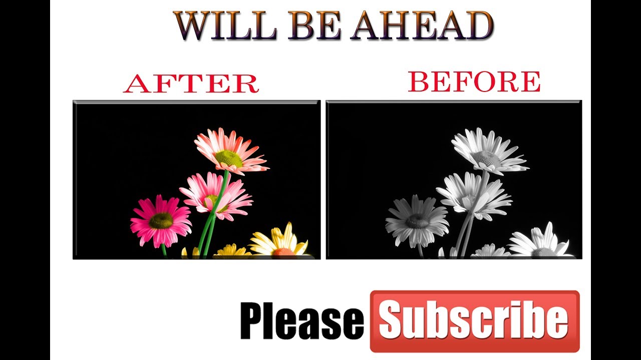 HOW TO CHANGE BLACK WHITE TO COLOR PHOTO YouTube HOW TO CHANGE BLACK WHITE TO COLOR PHOTO YouTube