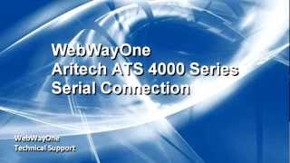 WebWayOne - ATS4000 Serial Integration