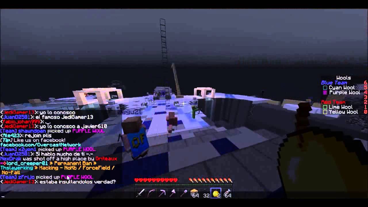 Hacker en OvercastNetwork