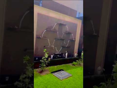 شلالات جدارية Wall waterfalls  #فن_الحديد #ديكور #تصميم