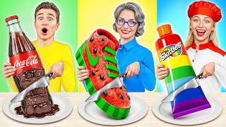 Download Lagu Ik vs Oma Koken Uitdaging | Delicious Voedsel Recepten Multi DO Challenge MP3