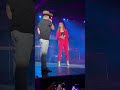 “Thinking ‘Bout You”- Dustin Lynch singing with contest winner Jessica Jaunich