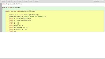Creating a Calculator Program in BlueJ (MAC)