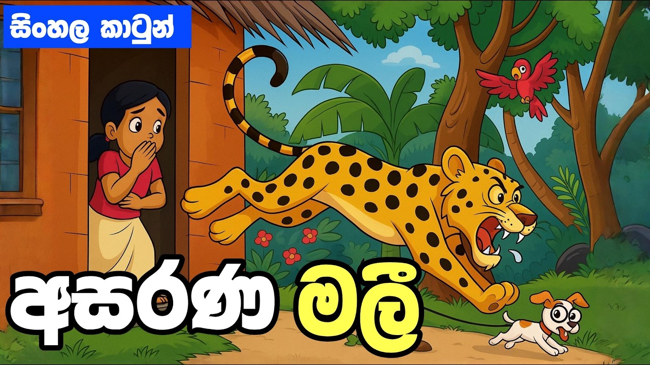 අසරණ මලී | Sinhala Cartoon | Sinhala Kathandara | Lama Kathandara | Surangana Katha | Katun