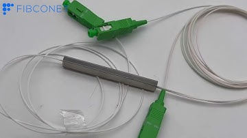 China factory FTTH 1*2 1*4 1*8 Single-Mode Sc/APC Fiber Optic PLC Splitter