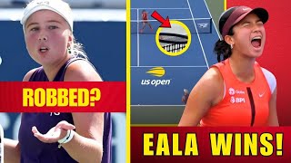 Alex Eala’s Shocking US Open Win – Was Clara Tauson Robbed? | Tennis Titans