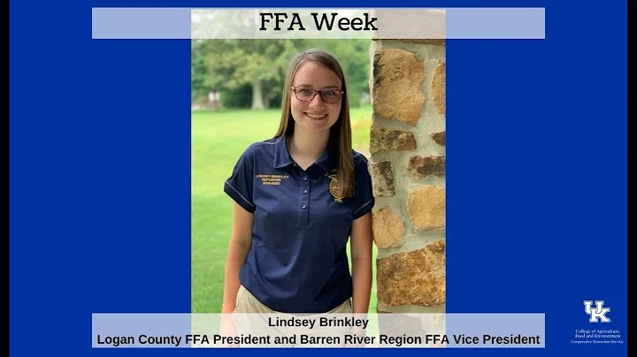 FFA Week: Lindsey Brinkley