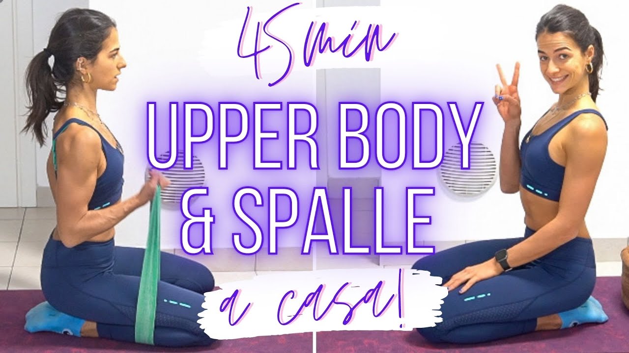 45min FULL UPPER BODY & SPALLE WORKOUT: real time, no equipment, esercizi spiegati | Silvia Fascians