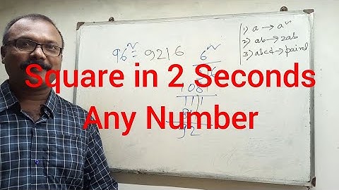 1-10000 Square in 5 Seconds | Square Trick | Vedic Maths | Vedic Maths Tricks