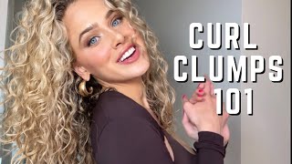 How to make your stringy curls CLUMPY instead !!