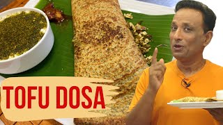 GheeKissed Dosa of Moog Dal GETS A STUFFING MAKEOVER! (Protein Packed & Delicious)Tofu veg Scramble