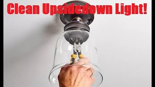 How to clean a suspended Light socket