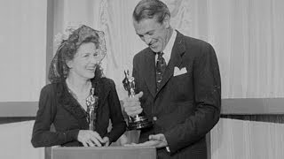 Joan Fontaine And Gary Cooper Win Acting Awards 1942 Oscars