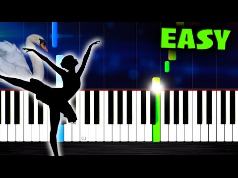 Tchaikovsky - Swan Lake Theme - EASY Piano Tutorial by PlutaX