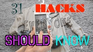 31 Hacks EVERYONE Should Know | Fashion, Beauty, Lifestyle & Travel Hacks | For A Lucky Girl by Hannelyn 1,308 views 8 years ago 11 minutes, 31 seconds