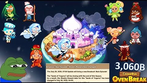 Cookie Run Ovenbreak : Sands Of Yogurca Breakout Main Episode Last Play | 3,060B