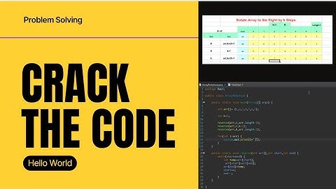 Rotate Array to the Right by K Steps