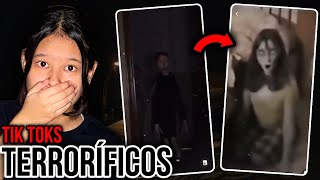 ESTE VIDEO TE CAUSARÁ PESADILLAS😱REACCIONANDO TIK TOKS TERRORÍFICOS| Regina MH