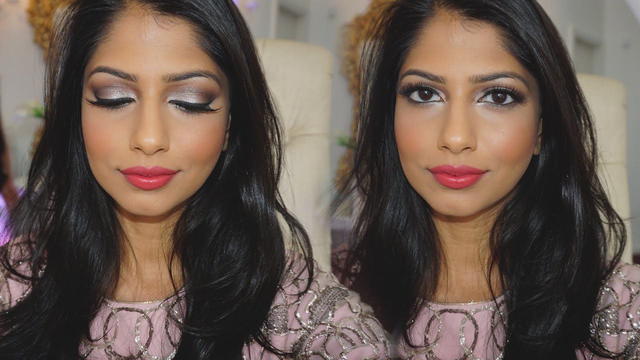 Indian Wedding Reception Makeup Tutorial! - YouTube