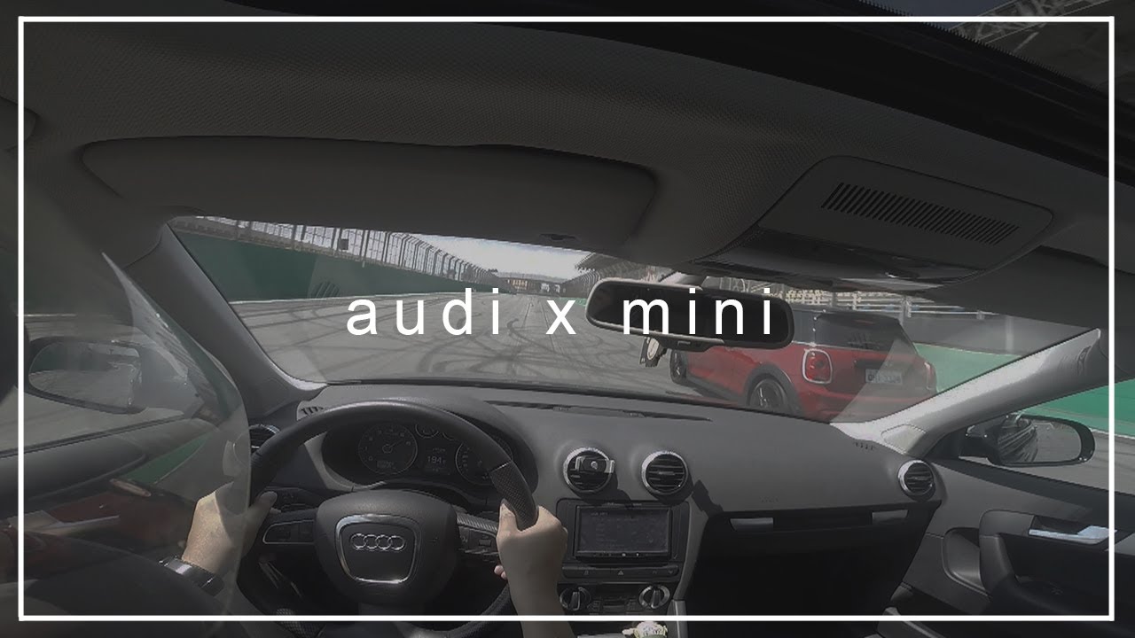 AUDI A3 SPORTBACK x MINI COOPER S no Autódromo de Interlagos! 