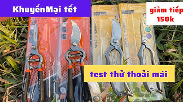 Bộ đôi thép đúc công nghệ NHẬT - kéo cắt cành ,kéo cắt tỉa HÓT nhất hiện nay - giá quá tốt