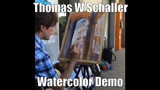 Aquarelles en demonstratiekunstenaar Thomas W Schaller (onderdeel van EPC Art Courses) 04