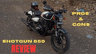 2024 ROYAL ENFIELD SHOTGUN 650 REVIEW! PROS AND CONS