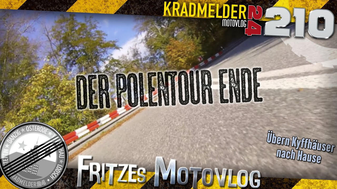 🏁 Der Polentour Ende ✫ Übern Kyffhäuser nach Hause 🔘 MV210