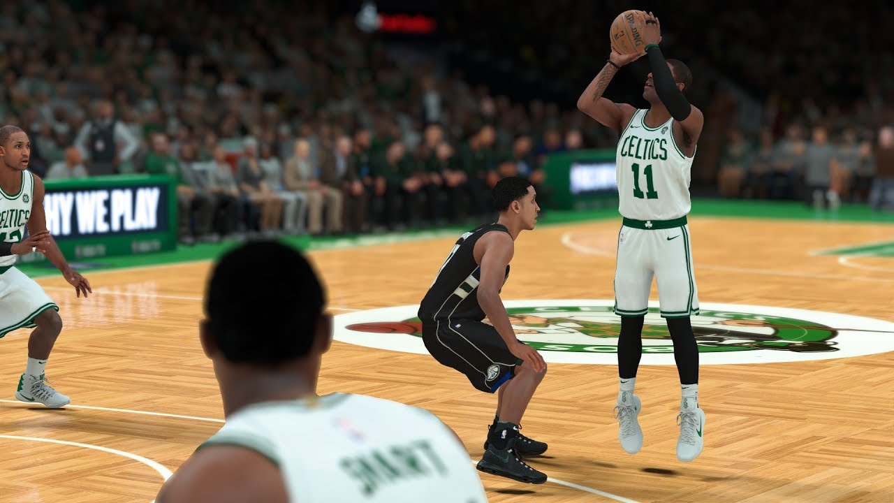 Nba 2k18 Kyrie Irving Jumpshot Fix Youtube