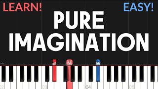 Pure Imagination (Wonka) - Gene Wilder | EASY Piano Tutorial