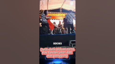 BIDUAN JATUH DI ATAS PANGGUNG❓ #trending #biduan #shorts