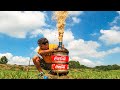 World's Best Coca Cola and Mentos Experiment