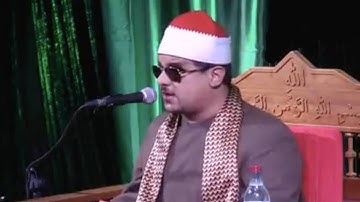دقيقتين من الابداع وكيف تفاعل الجمهور معه الشیخ ممدوح عامر سورة الاعلی