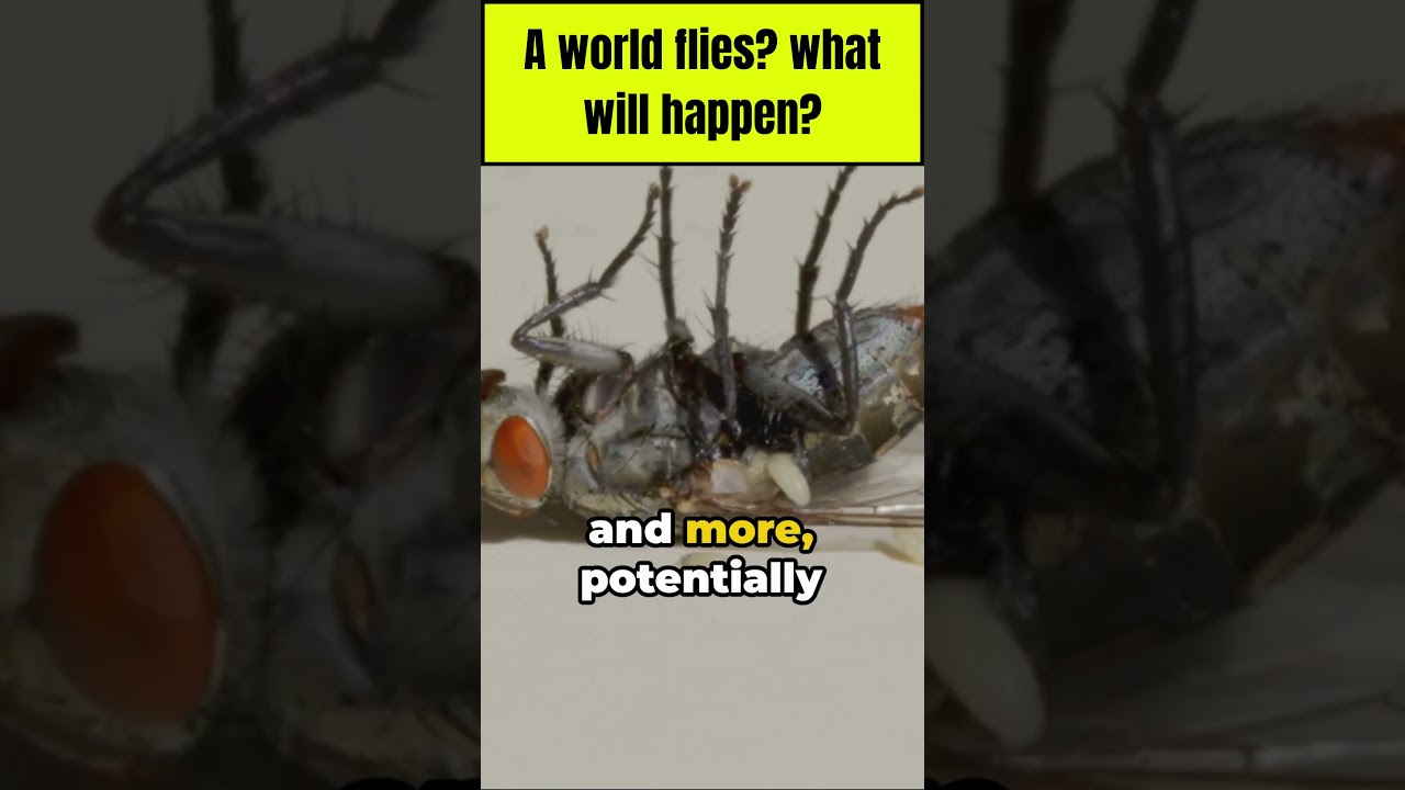 What if there are no flies. what will happen to earth? 