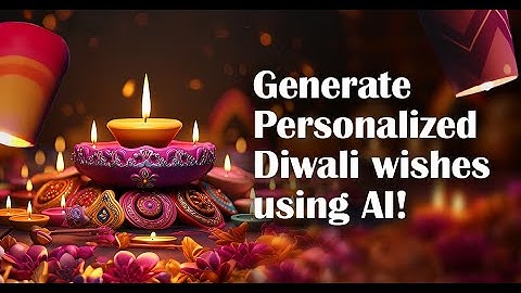 Innovative Diwali Marketing: Personalized Diwali Greetings Generator Powered by AI & Viewable in AR!