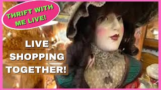 THRIFT WITH ME LIVE! Let's thrift together! Come Thrift With Me!