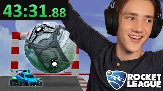 How I beat the hardest dribbling course in Rocket League...