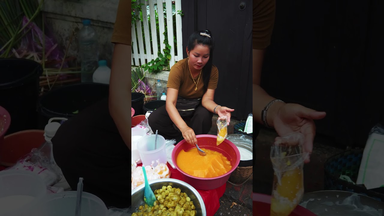 Lao Traditional Desserts | Laos Food | Luang Prabang #shorts