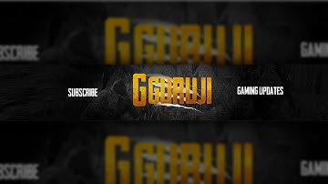 How To Make Banner Like G Guruji On Android/How To Make Pubg Banner On Android