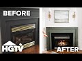 DIY Modern Fireplace Makeover on a Budget | CourtneyDIY