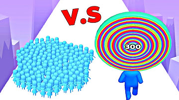 Count Masters vs Layer Man 3D - Level Up (Satisfying Asmr Gameplay Mobile, Math Run Games)