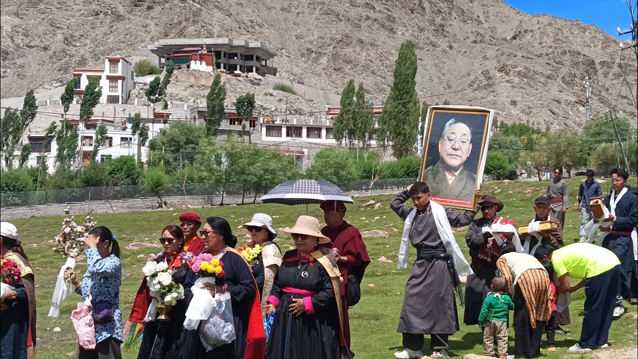 16/07/2025:  Annual religious procession 'Bumskor/Tripitak blessings at Skara village  of Leh Ladakh