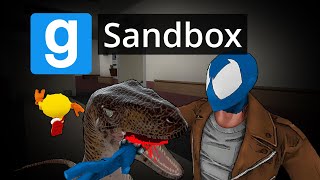 Ordinary GMOD Dinosaur Attack - Velociraptor Mod