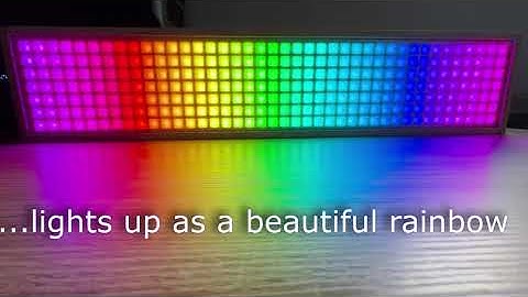 LED Matrix controlled by MSP432 Launchpad