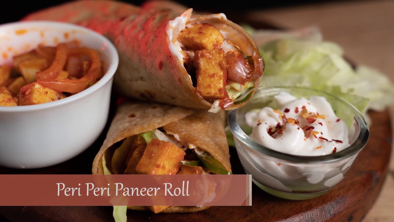 Peri Peri Paneer Roll | Niralya's food guide