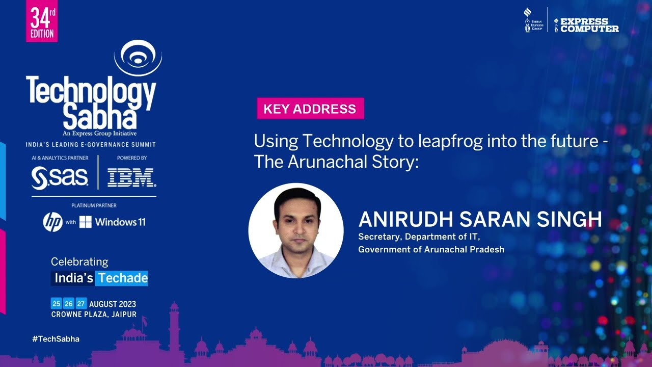 EC | Anirudh Saran Singh, DIT, Govt of AP | Technology Sabha Jaipur | 26th August 2023