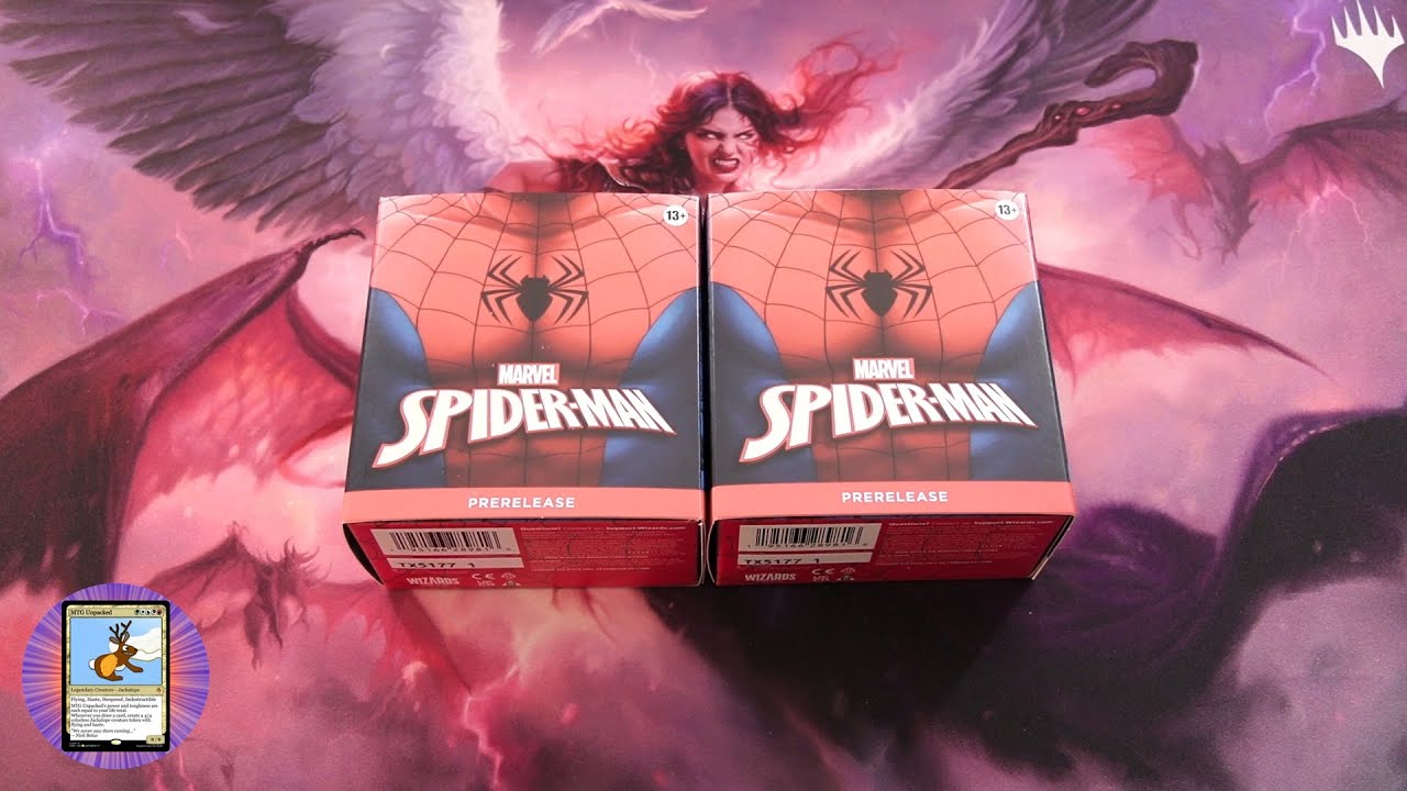 MTG Spider-Man Prerelease Packs Unboxed - MYTHICS! - YouTube