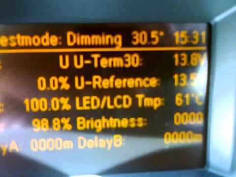 Battery Voltage In Testmode Opel Zafira  AC Off - Zafira 1.9 Cdti - Z19dth, Z19dt, Z19dtl