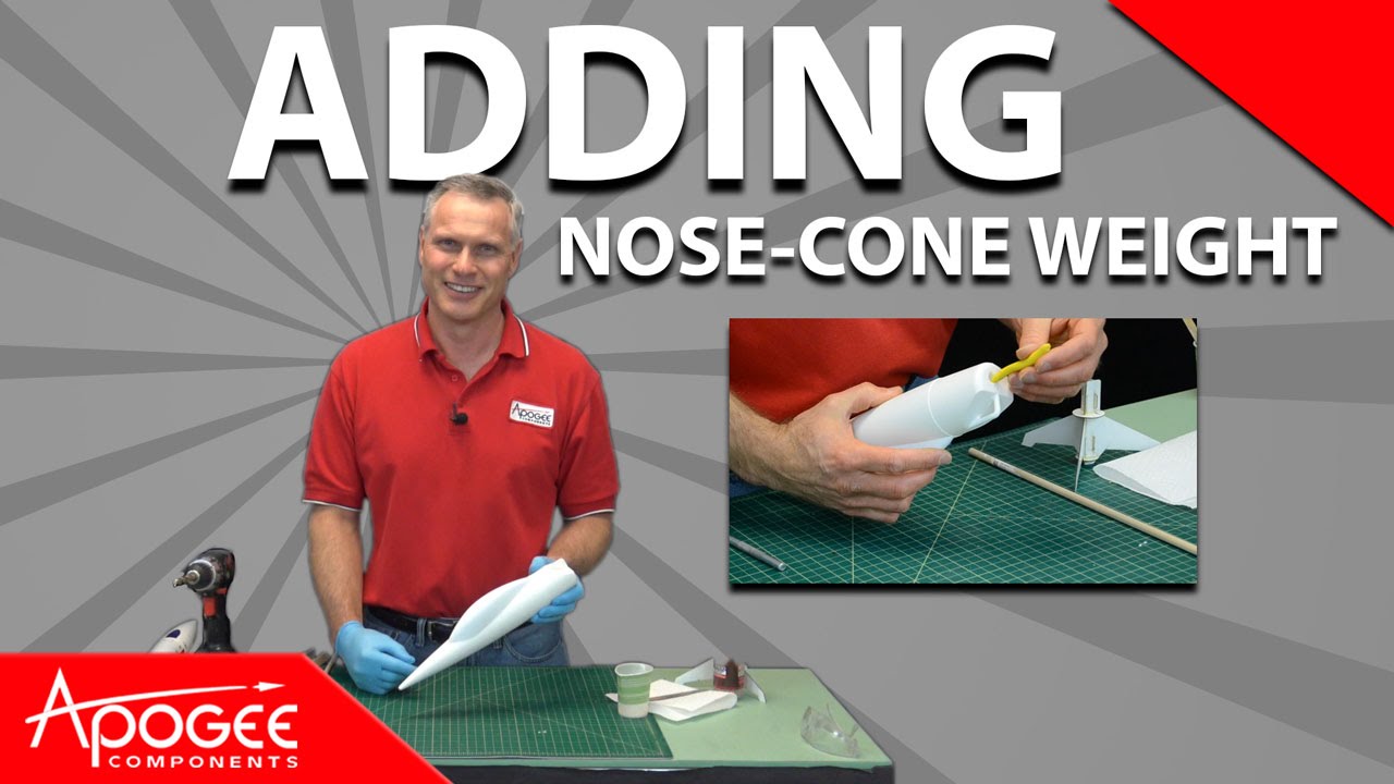 Adding nose weight to your nose cone - YouTube